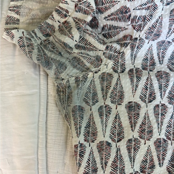 Eddie Bauer Men’s 2XL Classic Fit 100% Cotton Leaf Print Short Sleeve Shirt - Picture 4 of 12